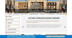 Desktop Screenshot of ordineavvocatilatina.it